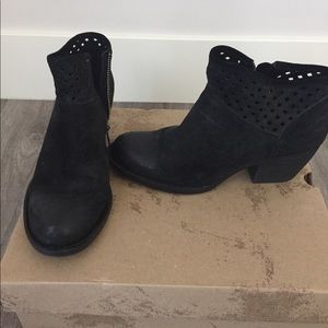 BORN WINEMA BOOTIES- WORN ONCE!